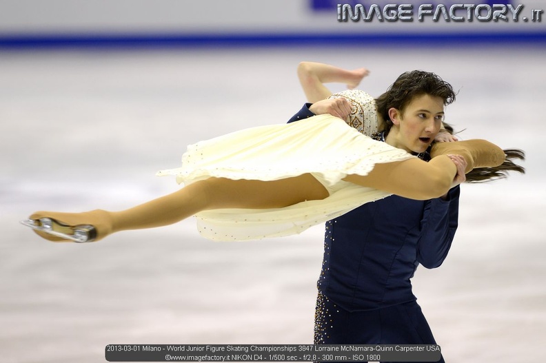 2013-03-01 Milano - World Junior Figure Skating Championships 3847 Lorraine McNamara-Quinn Carpenter USA.jpg
